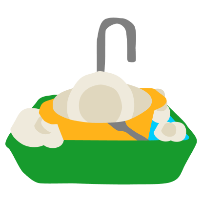 Cleanup (through 2 pm) Cleanup (through 2 pm)
