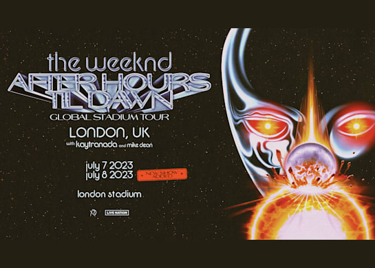 weeknd tour dates london