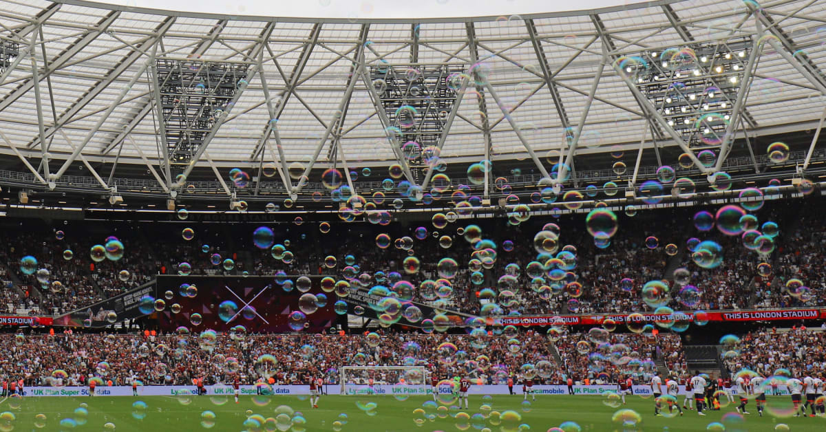 West Ham United vs Everton football match at London Stadium