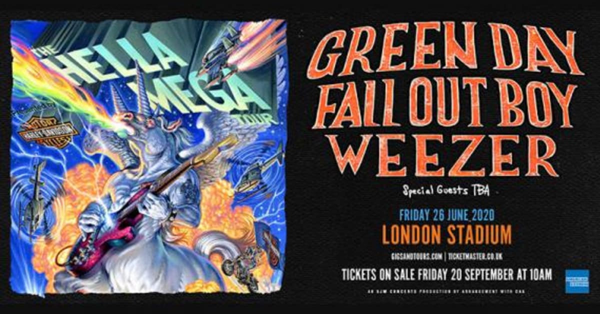 London Stadium News Green Day At London Stadium // Ticket Information