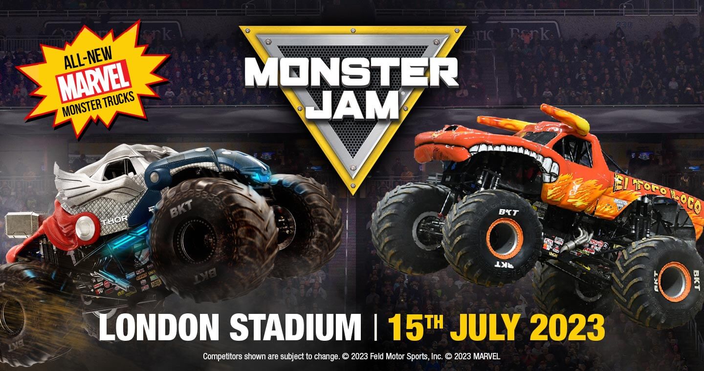 London Stadium News Monster Jam Is Back This Summer!