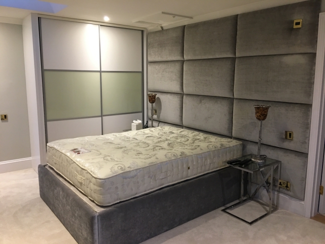 Contemporary Upholstered Wall Panel