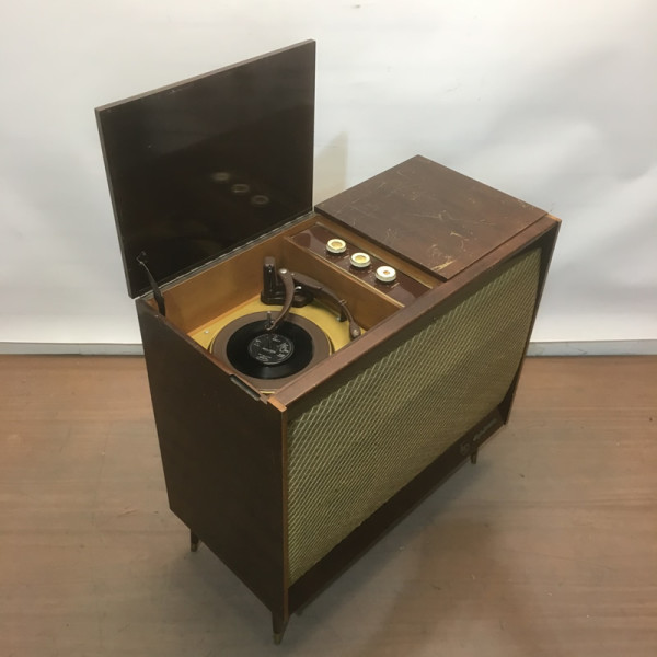 2: Vintage Music Cabinet With Record Player (Non Practical)