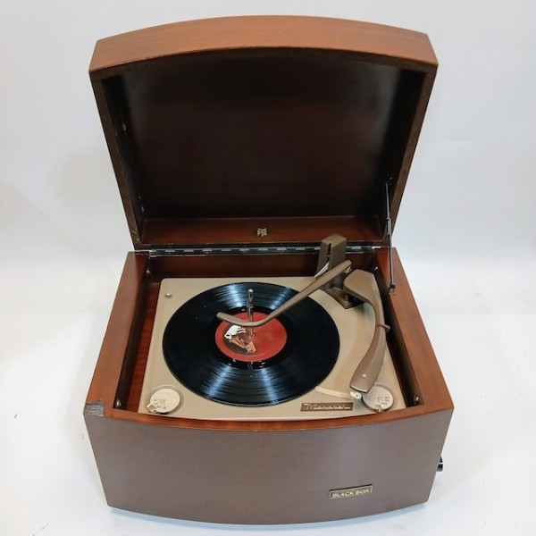 8: Pye Black Box Record Player (Fully Working) (1955)