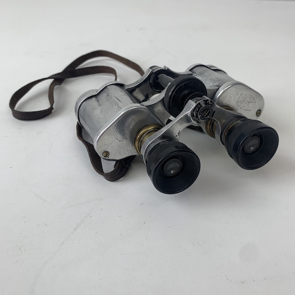 5: Vintage Polished Chrome Binoculars