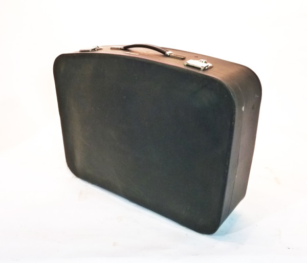 4: Black Soft Leather Suitcase