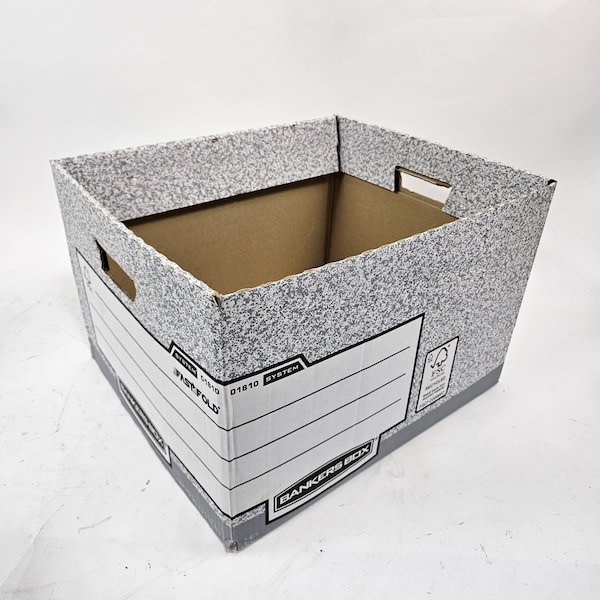 3: Grey Bankers Box