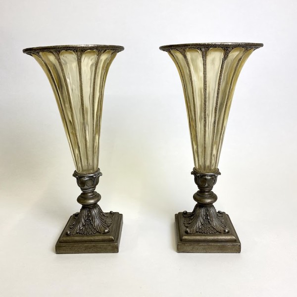 1: Tall Decorative Flute Vase