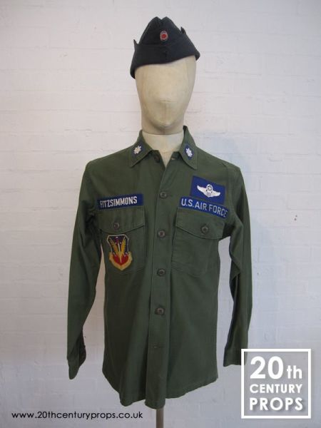 1: Vintage US Airforce Shirt & Beret