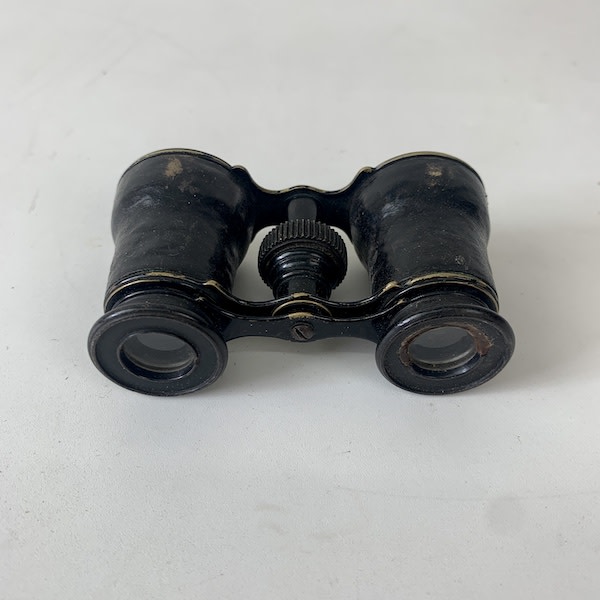 4: Small Vintage Binoculars With Case