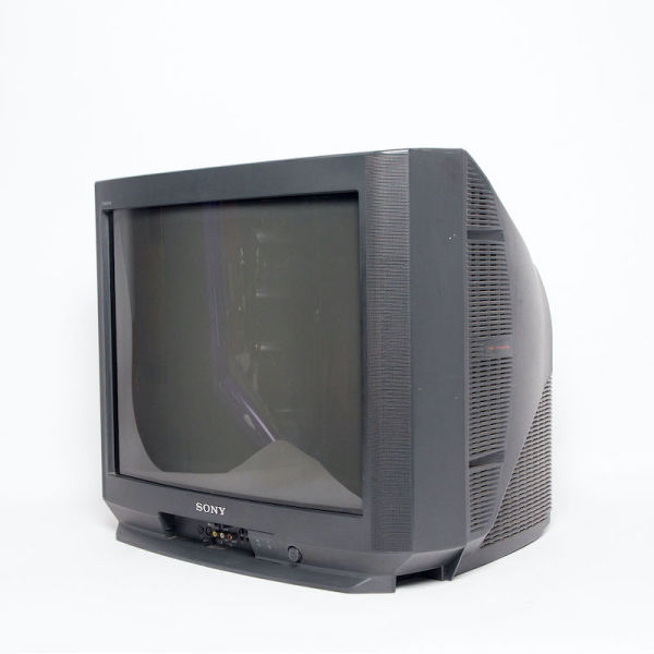 Non Practical Large Sony Trinitron Crt Tv Vintage Props