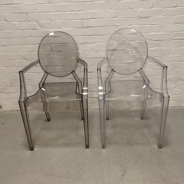 5: Kartell Ghost Chair - Clear (Quantity 12 available)