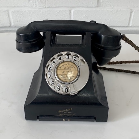 2: Vintage Bakelite Telephone