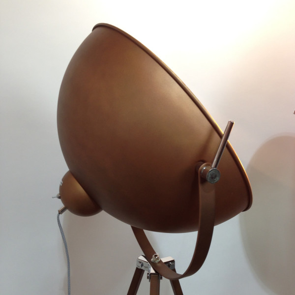 5: Domed Stage Light - Copper & Gold Leaf (Working)