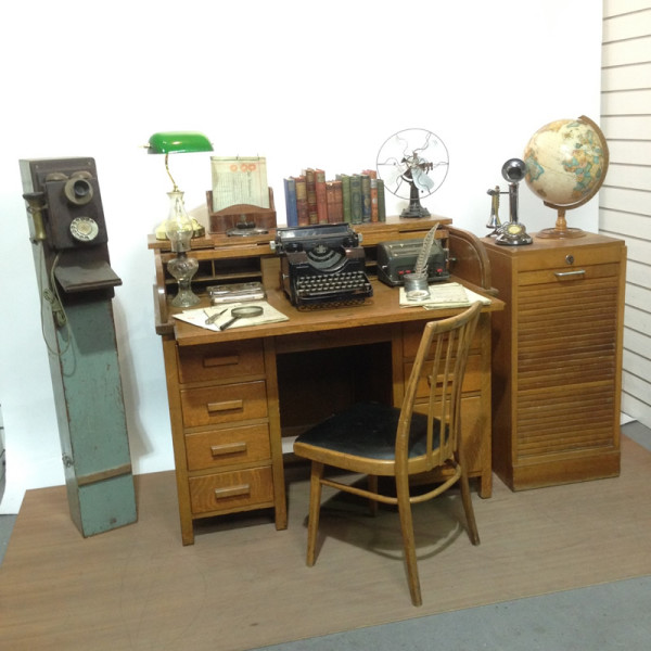 10: Period Oak Rolltop Desk