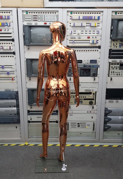 3: Rose Gold Metallic Female Mannequin