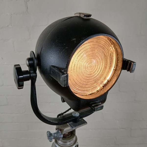 6: Vintage 'Strand Electric' Black Studio Spotlight (Working)