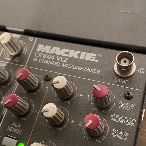 Late 90's Mackie CR1604-VLZ Mixer | 20th Century Props