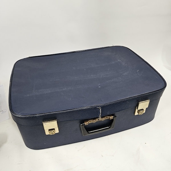 1: Navy Blue Suitcase