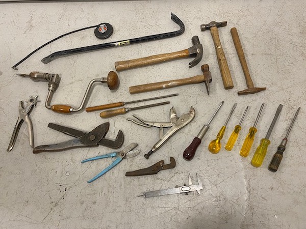 1: Selection Of Vintage Tools