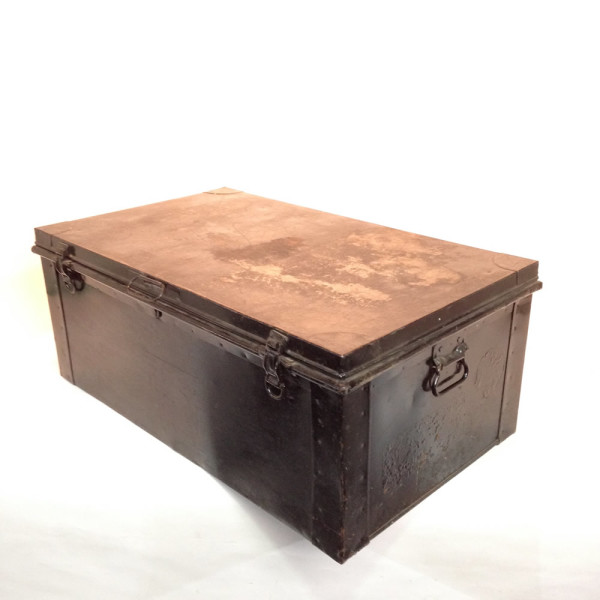 Black 2024 metal chest