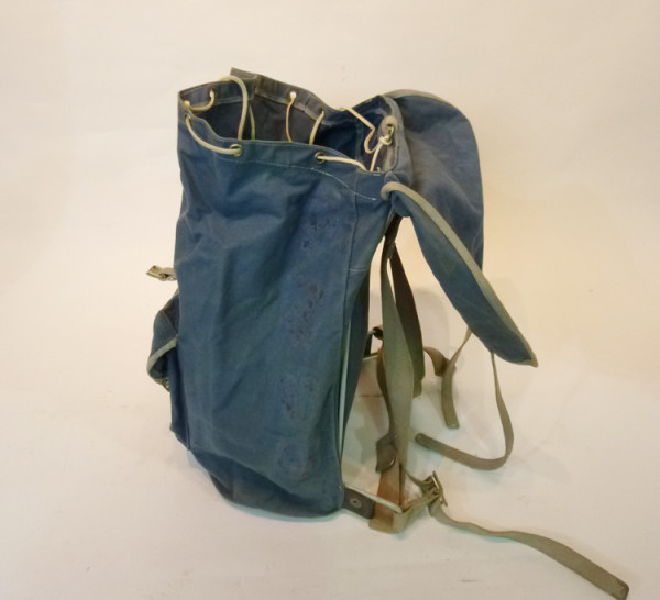 5: Blue Canvas Hikers Backpack