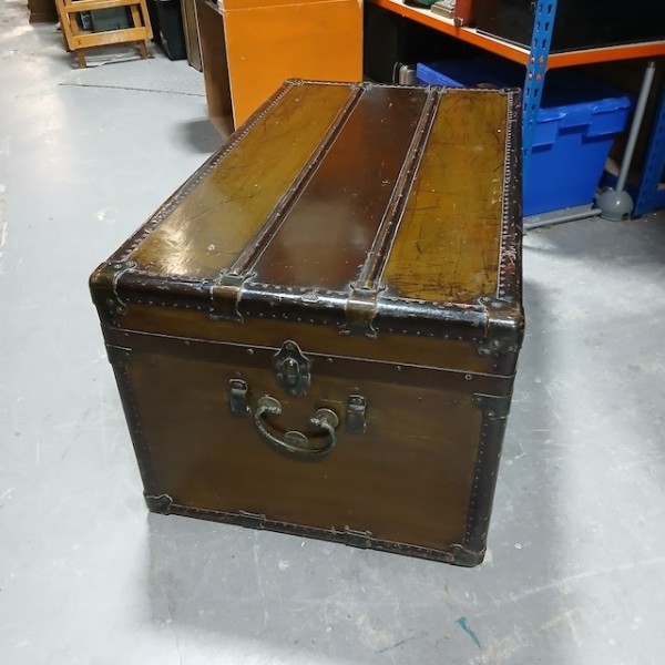 2: Extra Large Decorative Vintage Trunk