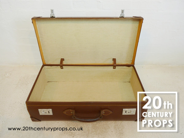 1: Leather Vintage Suitcase