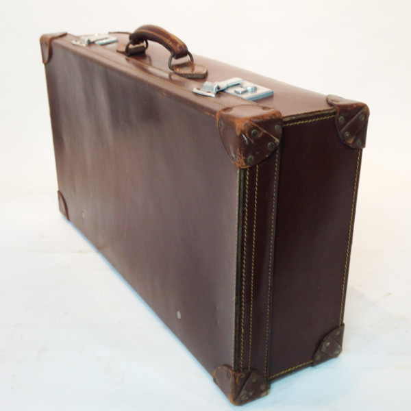 4: Brown Leather Suitcase 4