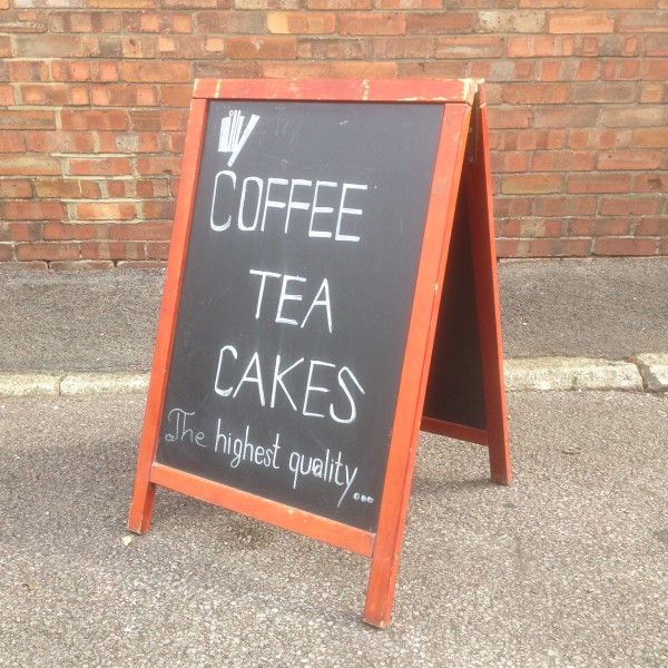 1: Chalk Board Pavement Sign