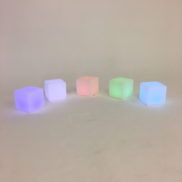 3: Illuminated Wireless Pouf Cube / Display Plinth (Working)