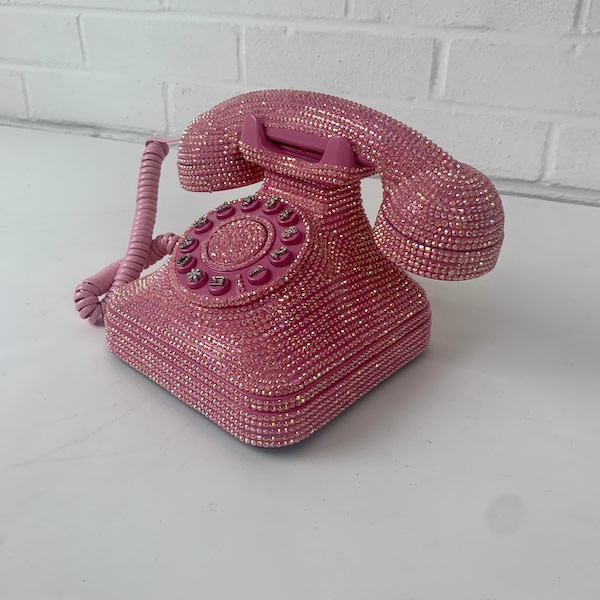 4: Pink Glitzy Telephone 