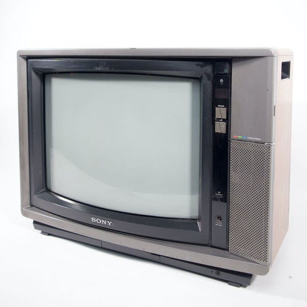 2: Fully Working Sony Trinitron Vintage Colour TV (only available as part of a build with our technician on site)