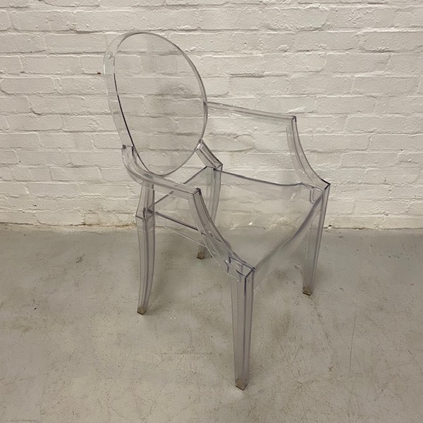 2: Kartell Ghost Chair - Clear (Quantity 12 available)