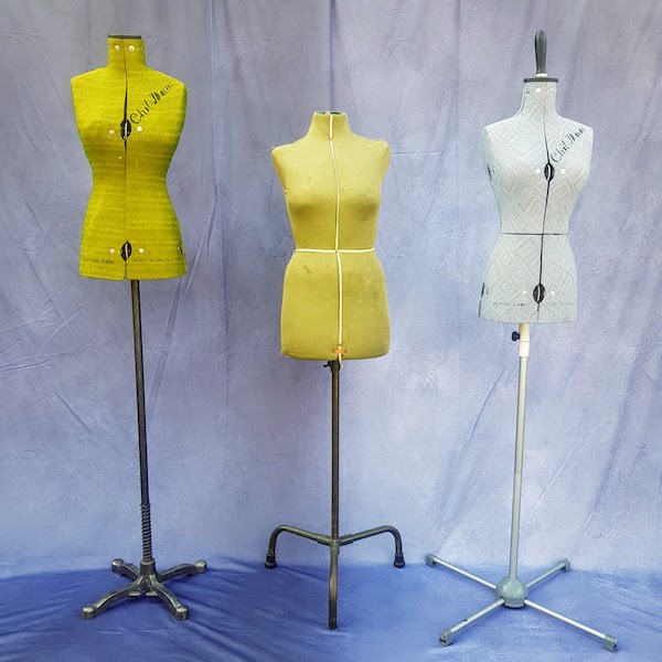 2: Vintage Female Dressmaker Mannequin On Stand