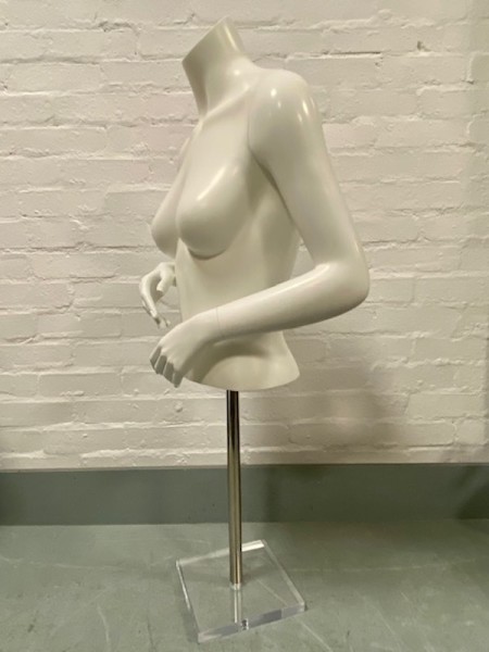4: Female Headless Bust On Chrome Stand
