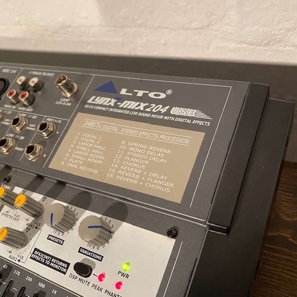 LTO LynxMix 204 Mixer 20th Century Props