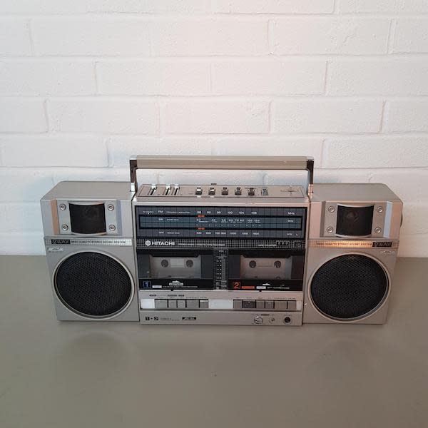 3: 1980's Large Hitachi Boombox (Fully Working)