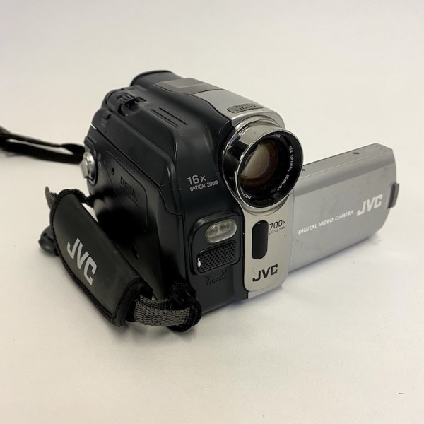 1: JVC Handheld Movie Camera With AC Adaptor and AV Lead (Working)