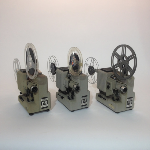 1: Set of 3 Matching Eumig 8mm Film Projectors