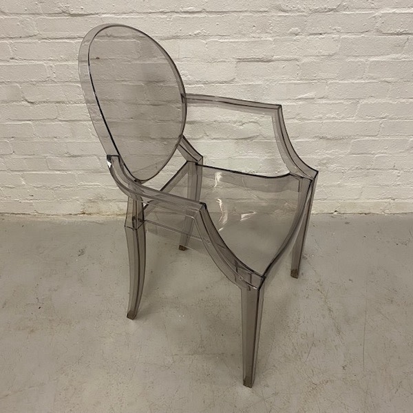 2: Kartell Ghost Chair - Smoke (Quantity 12 available)