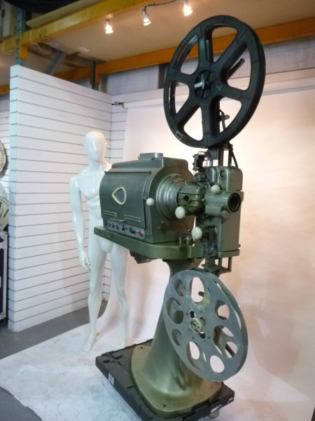 2: Non Practical Large Vintage Cinema Projector