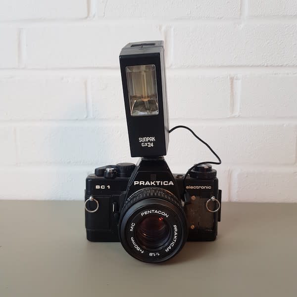 4: Praktica BC 1 Paparazzi Camera With Working Flash Unit