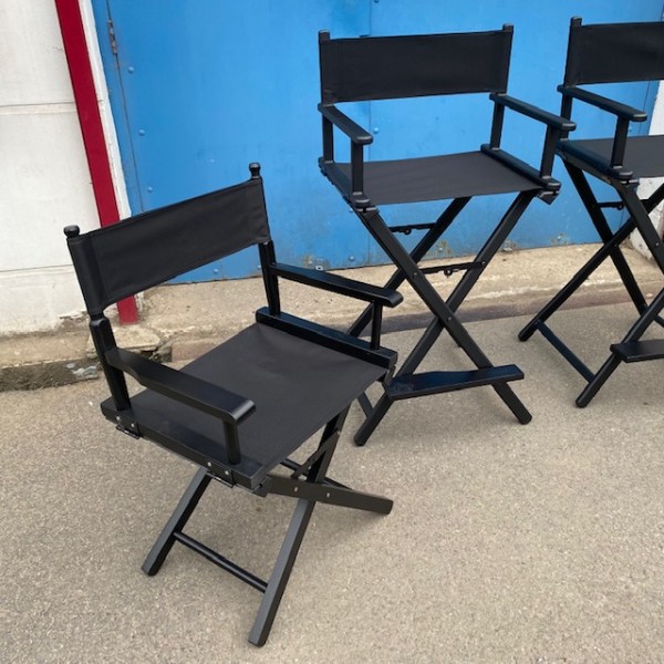Set of 4 Directors Chairs 20th Century Props