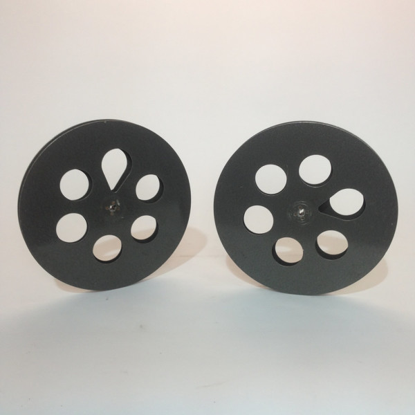 3: Large Metal 35mm Film Reels