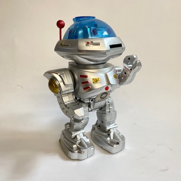 2: Retro Silver Robot Toy