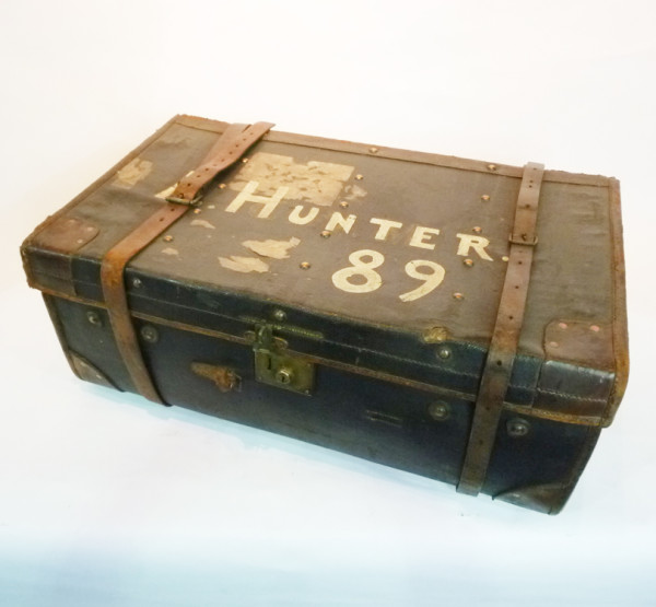 4: Large Brown Travel Trunk