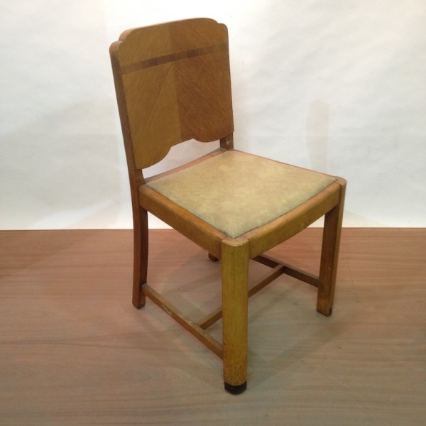 2: 1940's Oak Dining Chair