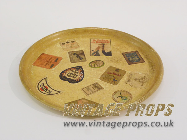 1: Vintage Drinks Tray