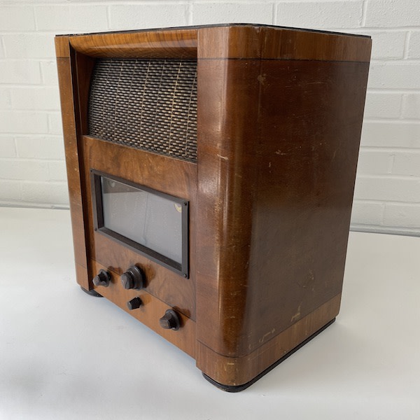 1: Vintage Wooden Radio (Non practical)